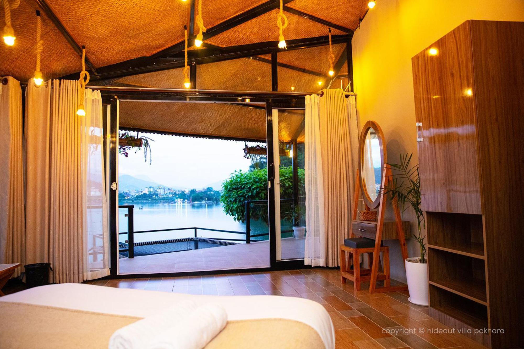 The Hideout Villa Pokhara Exteriör bild