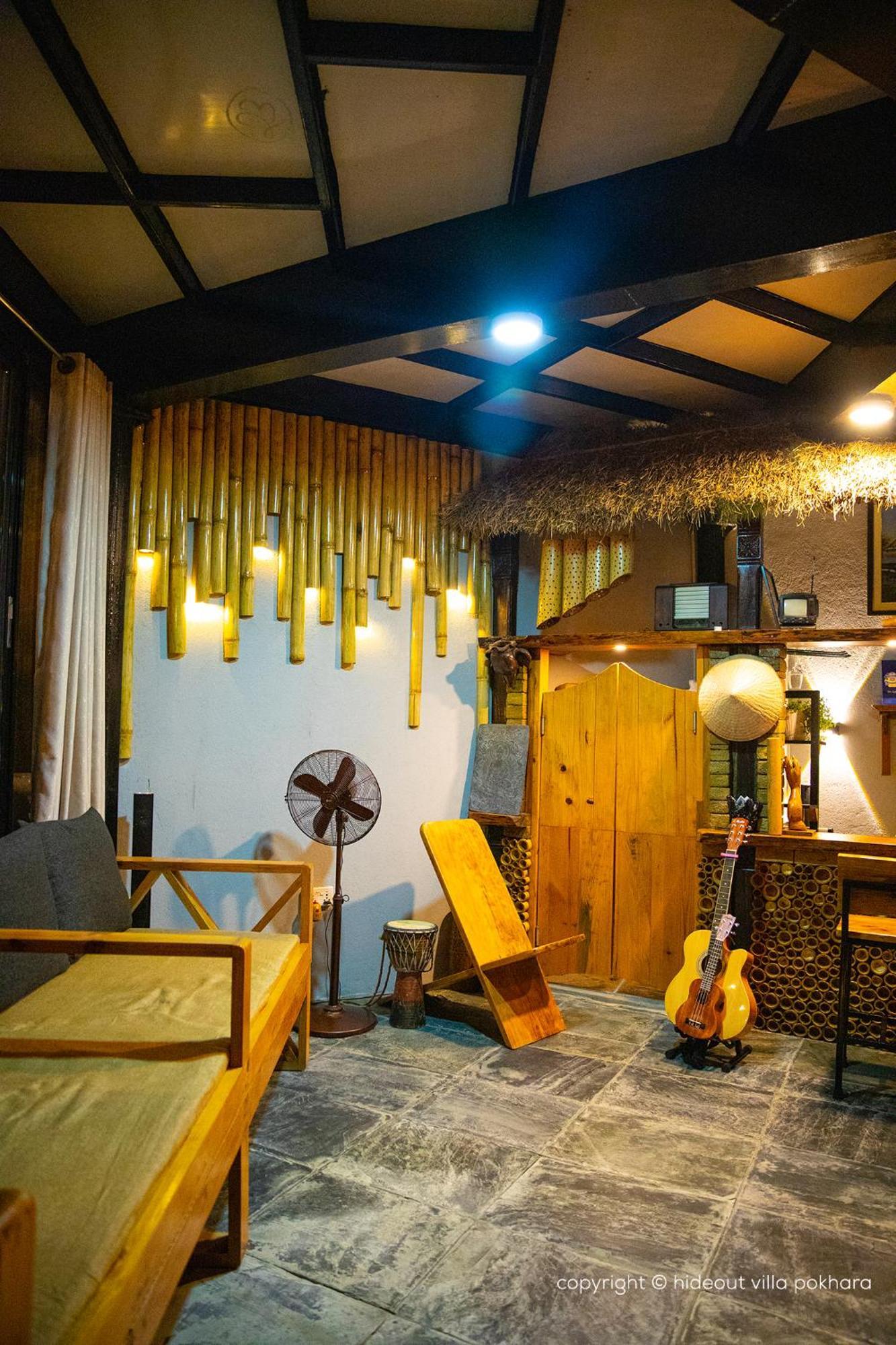 The Hideout Villa Pokhara Exteriör bild