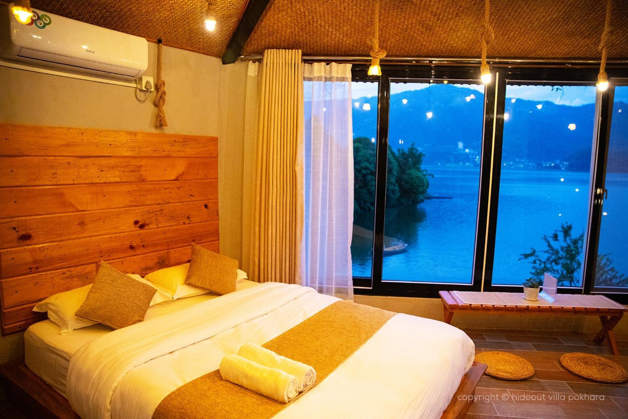 The Hideout Villa Pokhara Exteriör bild