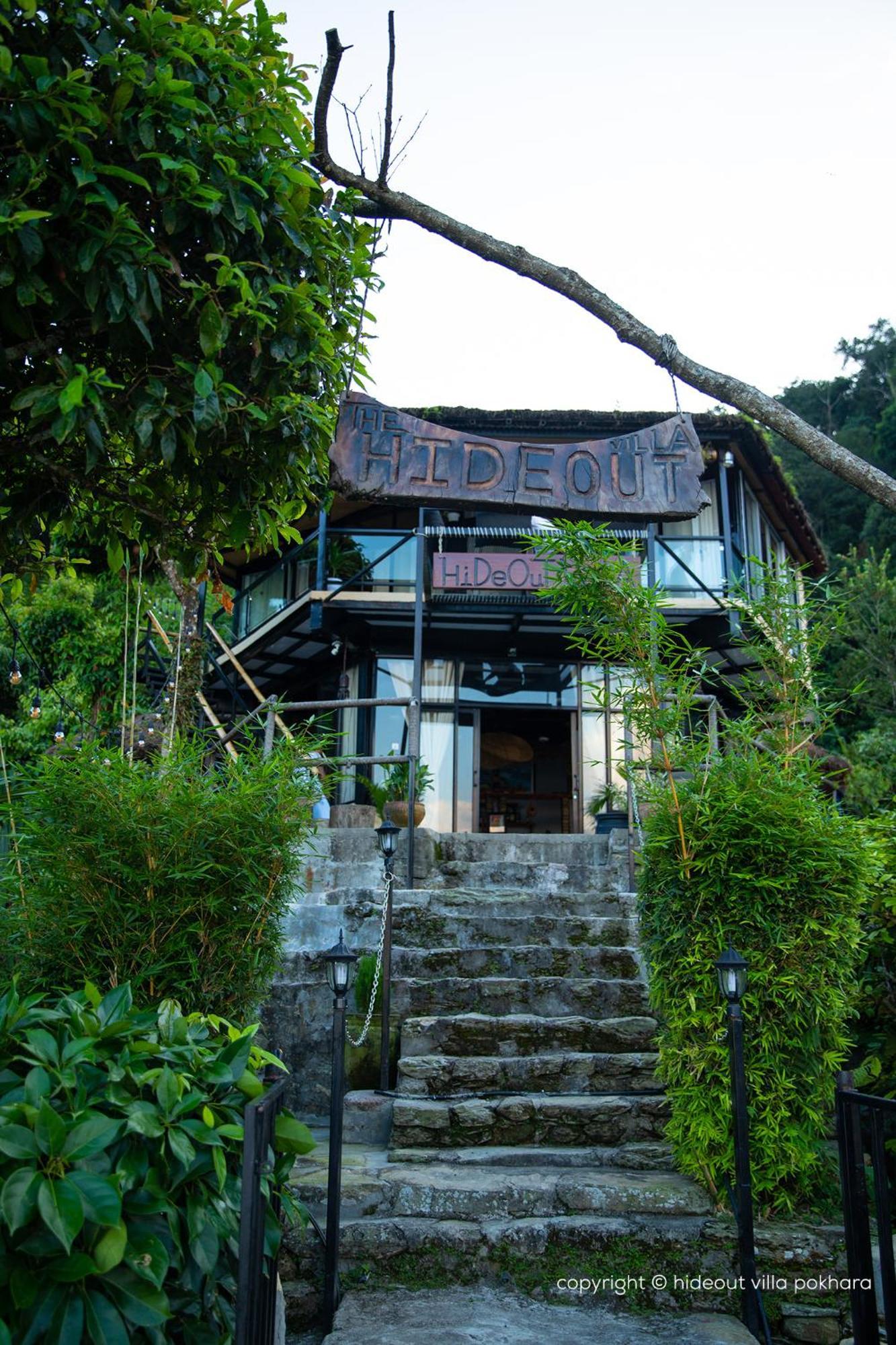 The Hideout Villa Pokhara Exteriör bild