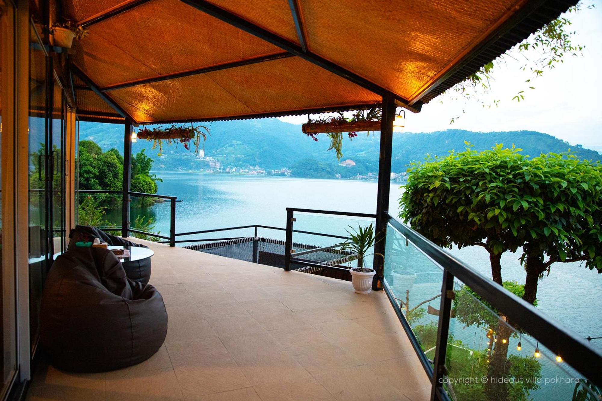 The Hideout Villa Pokhara Exteriör bild