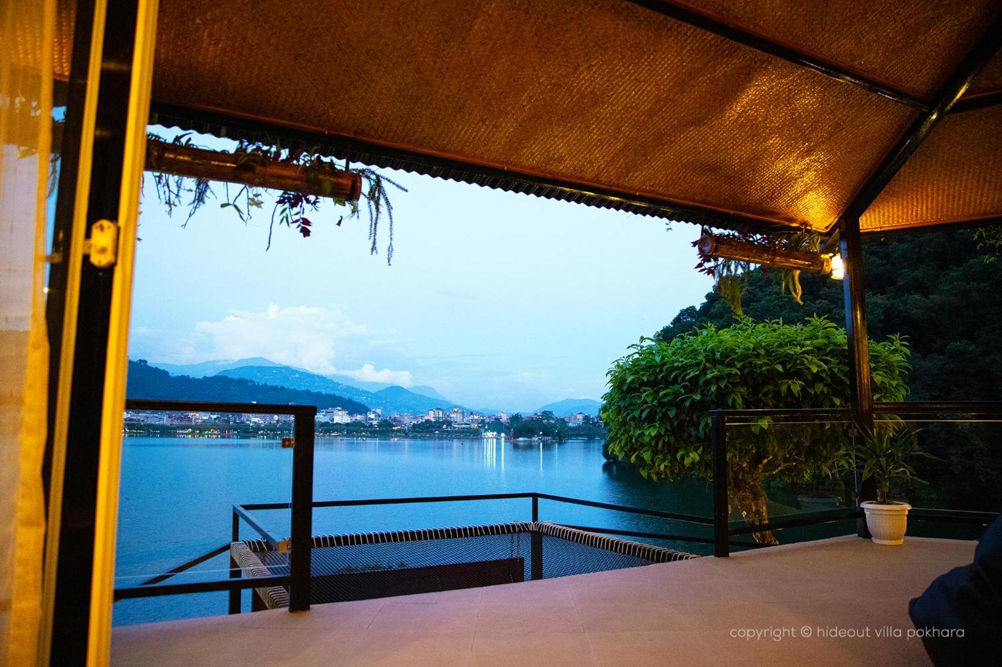 The Hideout Villa Pokhara Exteriör bild
