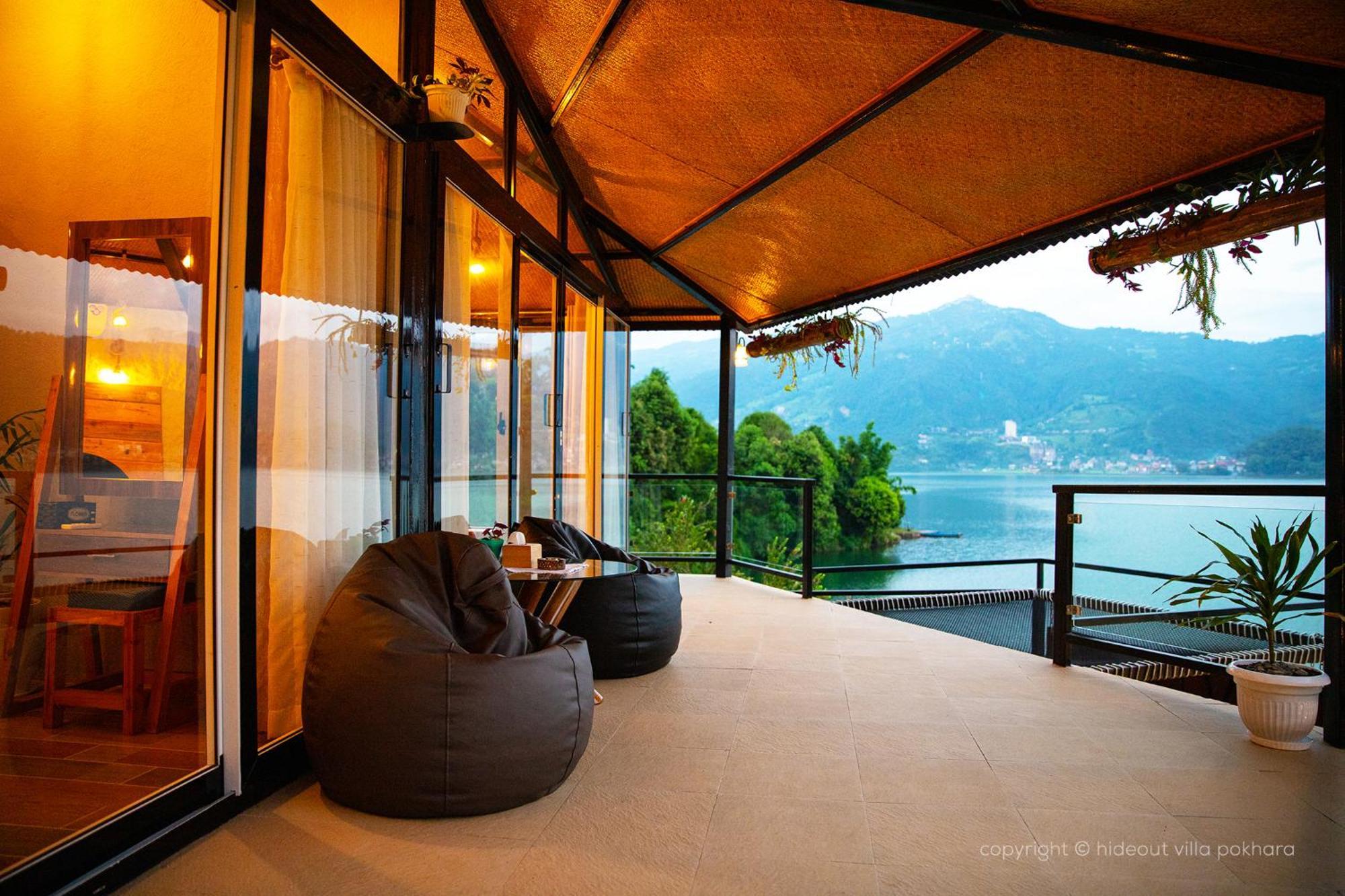 The Hideout Villa Pokhara Exteriör bild