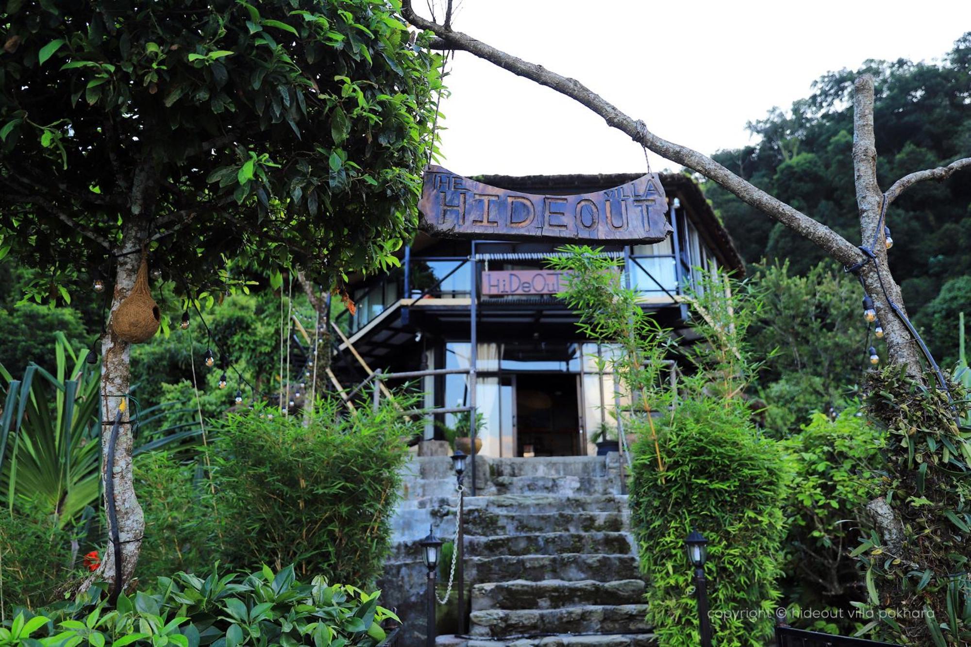 The Hideout Villa Pokhara Exteriör bild